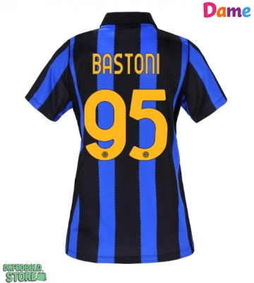 Inter Milan Alessandro Bastoni #95 Replika Hjemmebanetrøje Dame 2026-27 Kortærmet